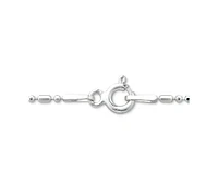 Giani Bernini Sterling Silver Necklace, 18" Dot Dash Chain