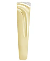 Men's Diamond Accent Band in 10K Yellow Gold
