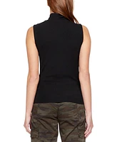 Sanctuary Essential Sleeveless Mock-Neck Sweater