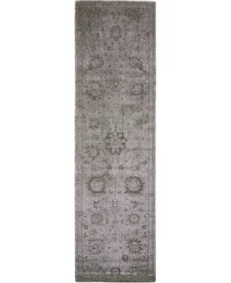 Nourison Home Luminance LUM06 Charcoal 2'3" x 8' Runner Rug