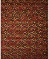 Closeout! Nourison Home Rhapsody RH014 Paprika 7'9" x 9'9" Area Rug