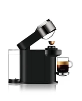 Nespresso Vertuo Next Deluxe Coffee and Espresso Machine by Breville, Dark Chrome with Aeroccino Milk Frother