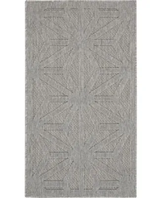 Nourison Home Cozumel Czm01 Silver Rug