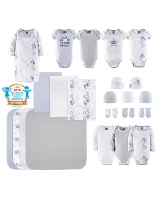 The Peanutshell Baby Boys or Baby Girls To The Moon Gift, 23 Piece Set