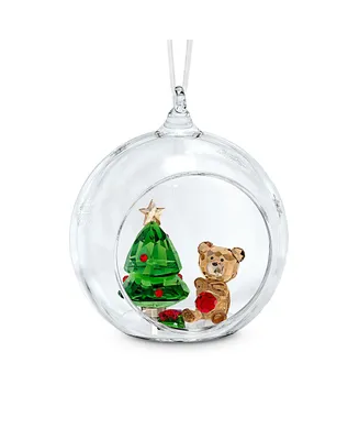 Swarovski Ball Ornament, Christmas Scene - Dark Multi