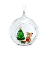 Swarovski Ball Ornament, Christmas Scene - Dark Multi