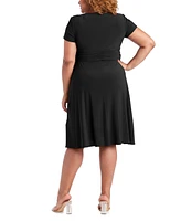 R & M Richards Plus Cascade Dress