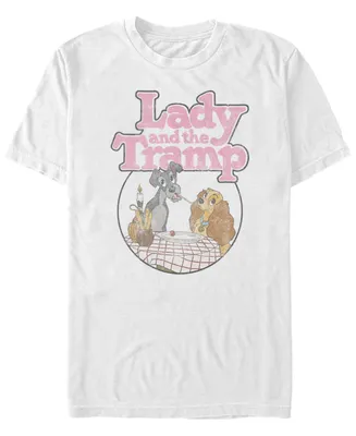 Fifth Sun Men's Lady And The Tramp Short Sleeve T-Shirt