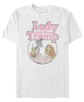 Fifth Sun Men's Lady And The Tramp Short Sleeve T-Shirt