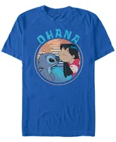 Fifth Sun Men's Lilo Stitch Ohana Short Sleeve T-Shirt