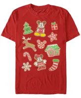 Fifth Sun Men's Gingerbread Mouses Short Sleeve T-Shirt