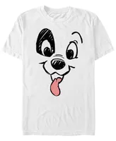 Fifth Sun Men's Dalmatian Big Face Short Sleeve T-Shirt