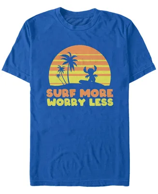 Fifth Sun Men's Surf More Worry Less Short Sleeve T-Shirt