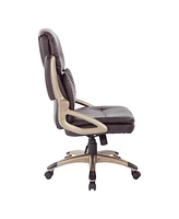 Osp Home Furnishings High Back Leather Executive Office Manager's Chair