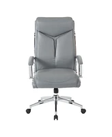 Osp Home Furnishings Executive Faux Leather Office High Back Chair