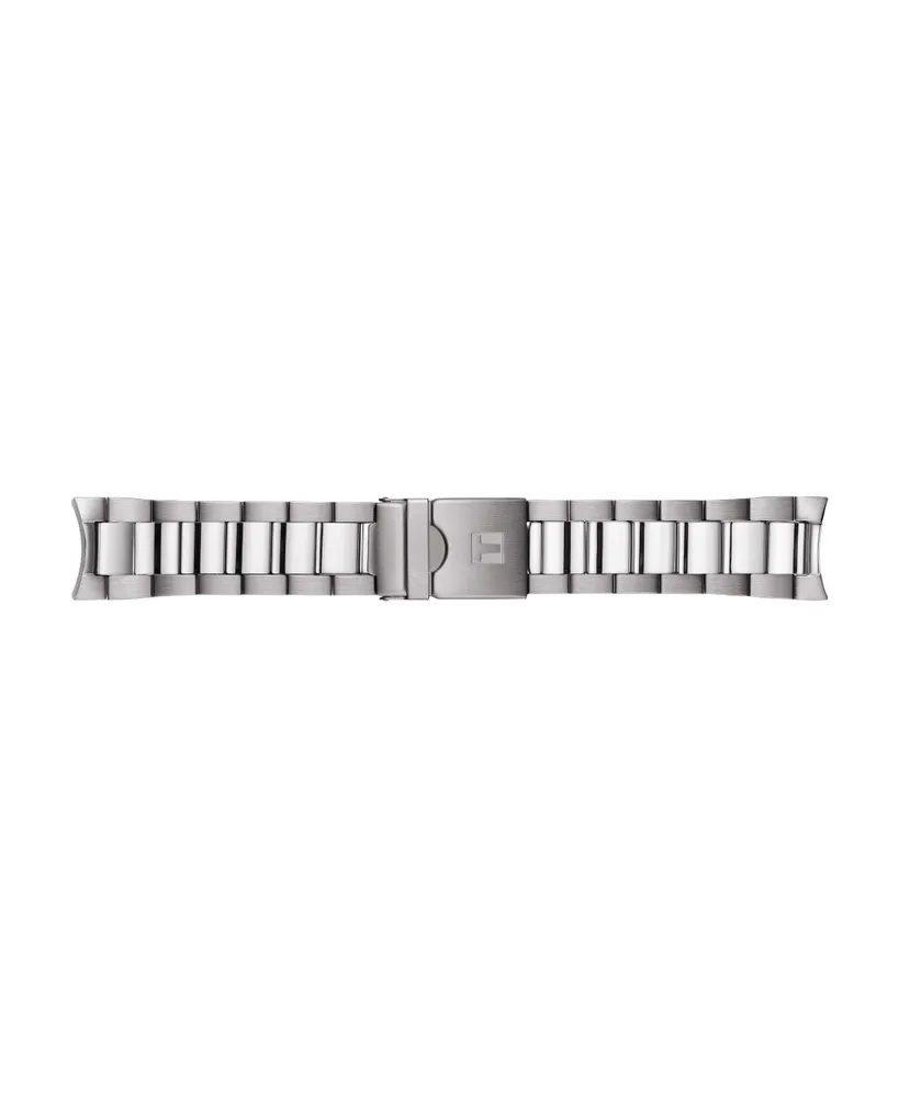 Tissot Men's Swiss Chronograph Seastar 1000 Gray Stainless Steel Bracelet Diver Watch 45.5mm