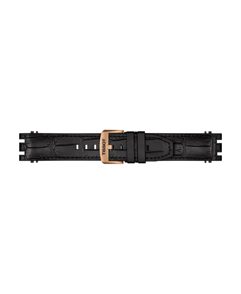 Tissot Men's Swiss Automatic Chronograph T-Race Black Rubber Strap Watch 48.8mm