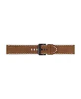 Tissot Men's Swiss Chronograph Supersport T-Sport Brown Leather Strap Watch 46mm