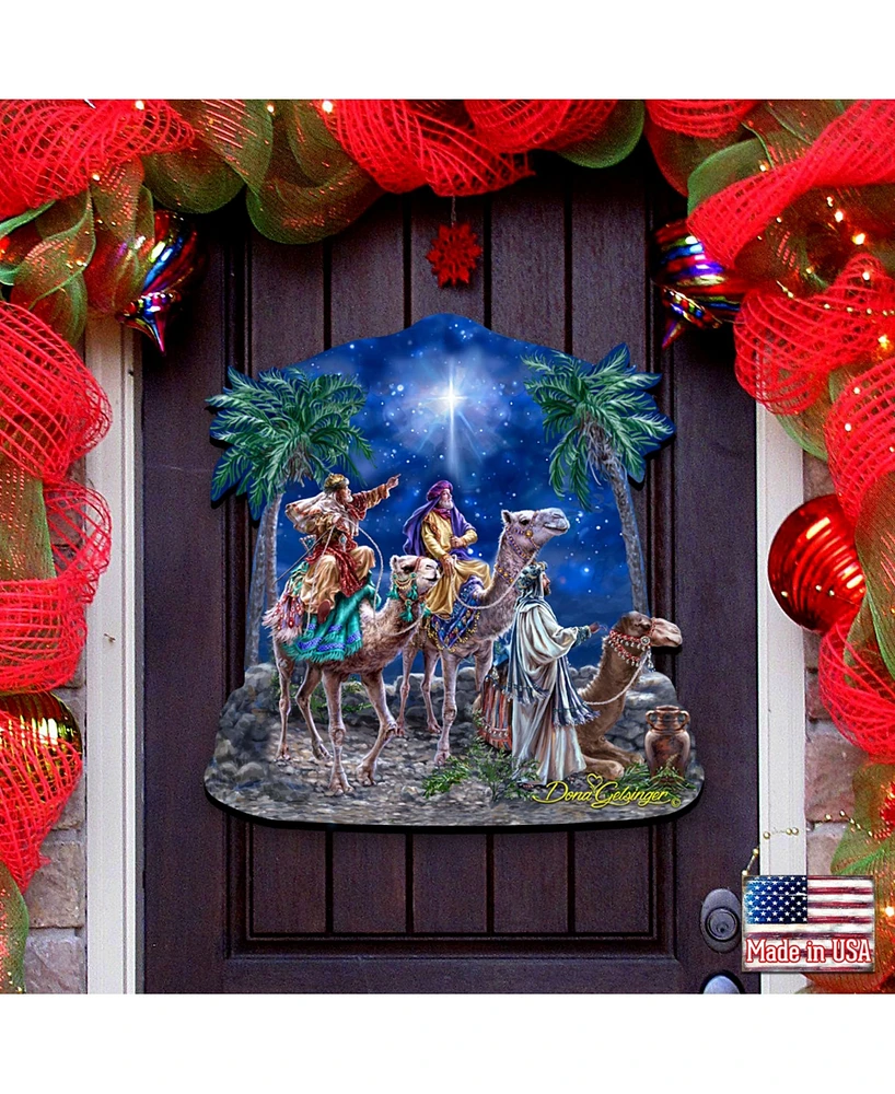 Designocracy by Dona Gelsinger The Magic of Three Kings Wall and Door Hanger