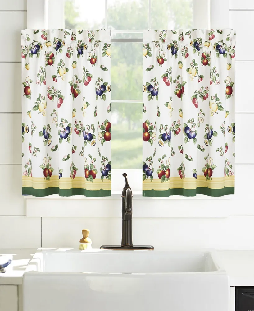 French Garden 30" x 36" Tier Curtain Set