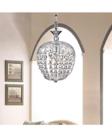 Home Accessories Silver 8" 1-Light Indoor Chandelier with Light Kit