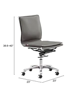 Zuo Lider Plus Armless Office Chair