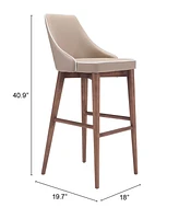 Zuo Moor Bar Chair