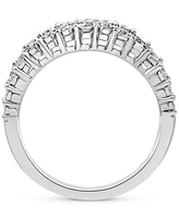 Diamond Multi-Row Crossover Statement Ring (1 ct. t.w.) in Sterling Silver