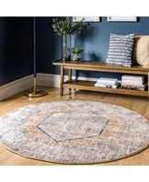 nuLoom Jacquie 8' x 8' Round Area Rug