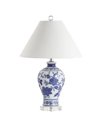 Jonathan Y Song Chinoiserie Floral Led Table Lamp