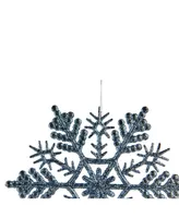 Northlight 24 Count Baby Glitter Finish Snowflake Christmas Ornaments