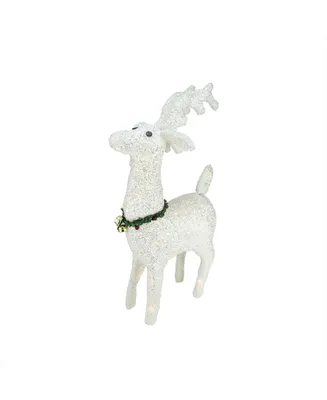 Northlight Plush Glitter Reindeer Christmas Outdoor Decoration