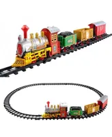 Northlight Battery Operated Lighted and Animated Christmas Express Train Set with Sound