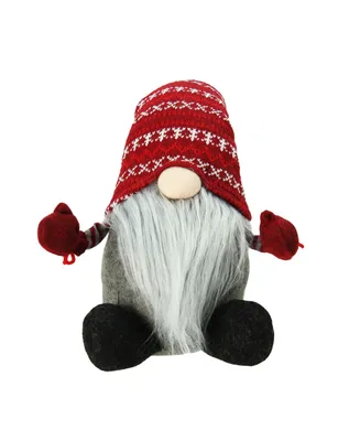 Northlight Plush Nordic Santa Christmas Gnome Table top Figure