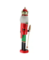 Northlight Wooden Christmas Nutcracker King with Scepter