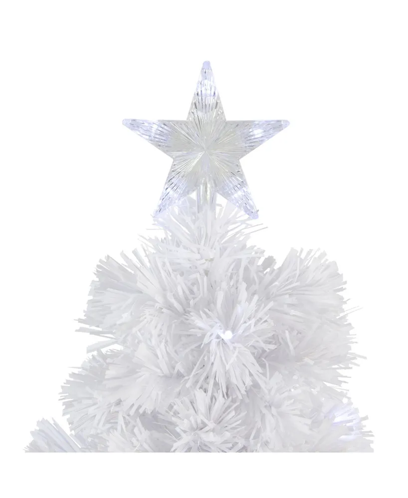 Northlight 3' Pre-Lit Led Colour Changing Fibre Optic Artificial Christmas Tree