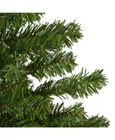 Northlight Canadian Pine Artificial Christmas Wall Tree-Unlit