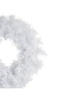 Northlight Icy Spruce Artificial Christmas Wreath-Unlit