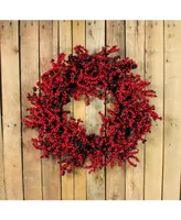 Northlight Artificial Berry Christmas Wreath-Unlit