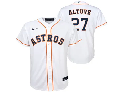 Nike Houston Astros Big Boys and Girls Official Player Jersey Jose Altuve