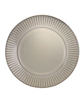 Elama Round Stoneware 16 Piece Dinnerware Set, Service for 4