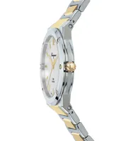 Ferragamo Men's Swiss F-80 Classic Two-Tone Stainless Steel Bracelet Watch 41mm