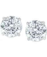 Diamond Stud Earrings (2 ct. t.w.) in 14k White or Yellow Gold