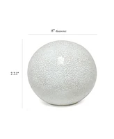 Simple Designs 1 Light Mosaic Stone Ball Table Lamp