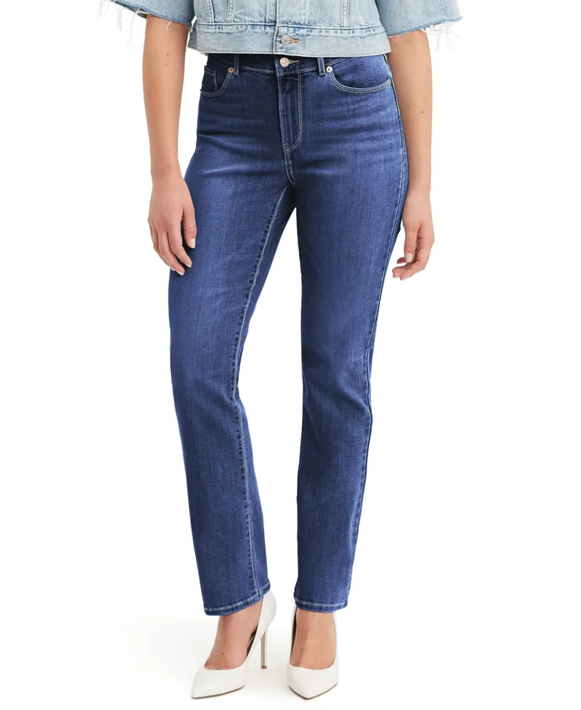 Levi's Women's Classic Mid Rise Straight-Leg Jeans