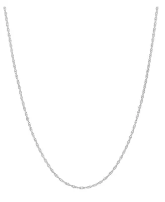 Chain Link 18" Necklace in Sterling Silver