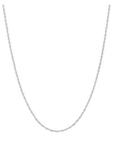 Chain Link 18" Necklace in Sterling Silver