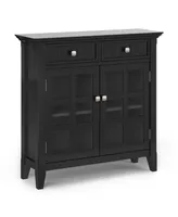 Simpli Home Acadian Solid Wood Entryway Storage Cabinet