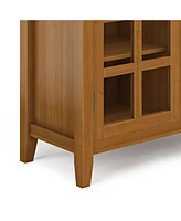 Simpli Home Artisan Solid Wood Medium Storage Cabinet