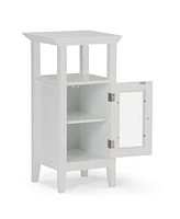Simpli Home Acadian Floor Storage Cabinet